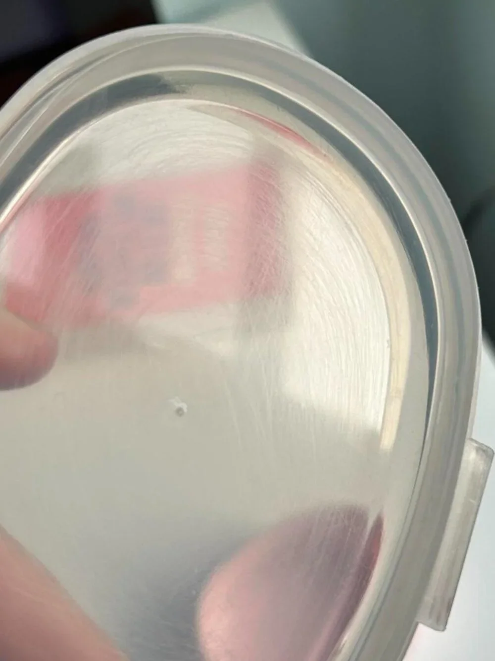 Small Pink Snap Lid Tupperware